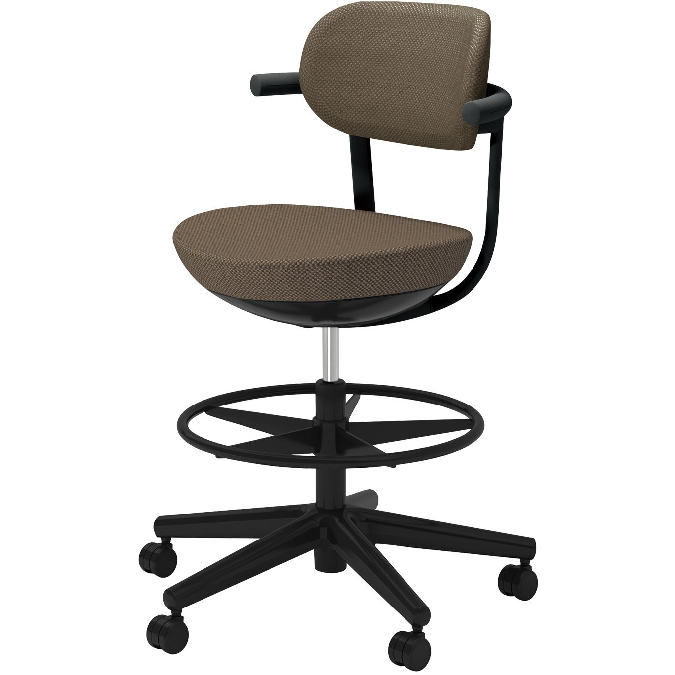 C07-B21CU-BKM6M61 オフィスチェアー パロ 背クッション ハイタイプ(配送・組立サービス付き) コクヨ ポリウレタン巻きキャスター 肘掛あり 47,988円