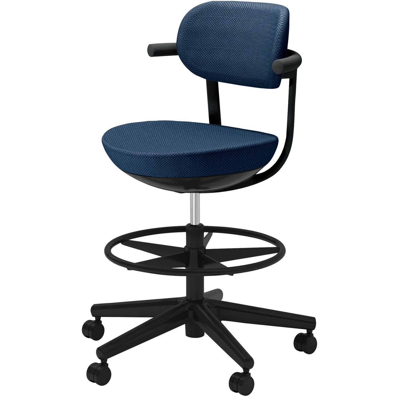 C07-B21CU-BKT7T71 オフィスチェアー パロ 背クッション ハイタイプ(配送・組立サービス付き) コクヨ ポリウレタン巻きキャスター 肘掛あり