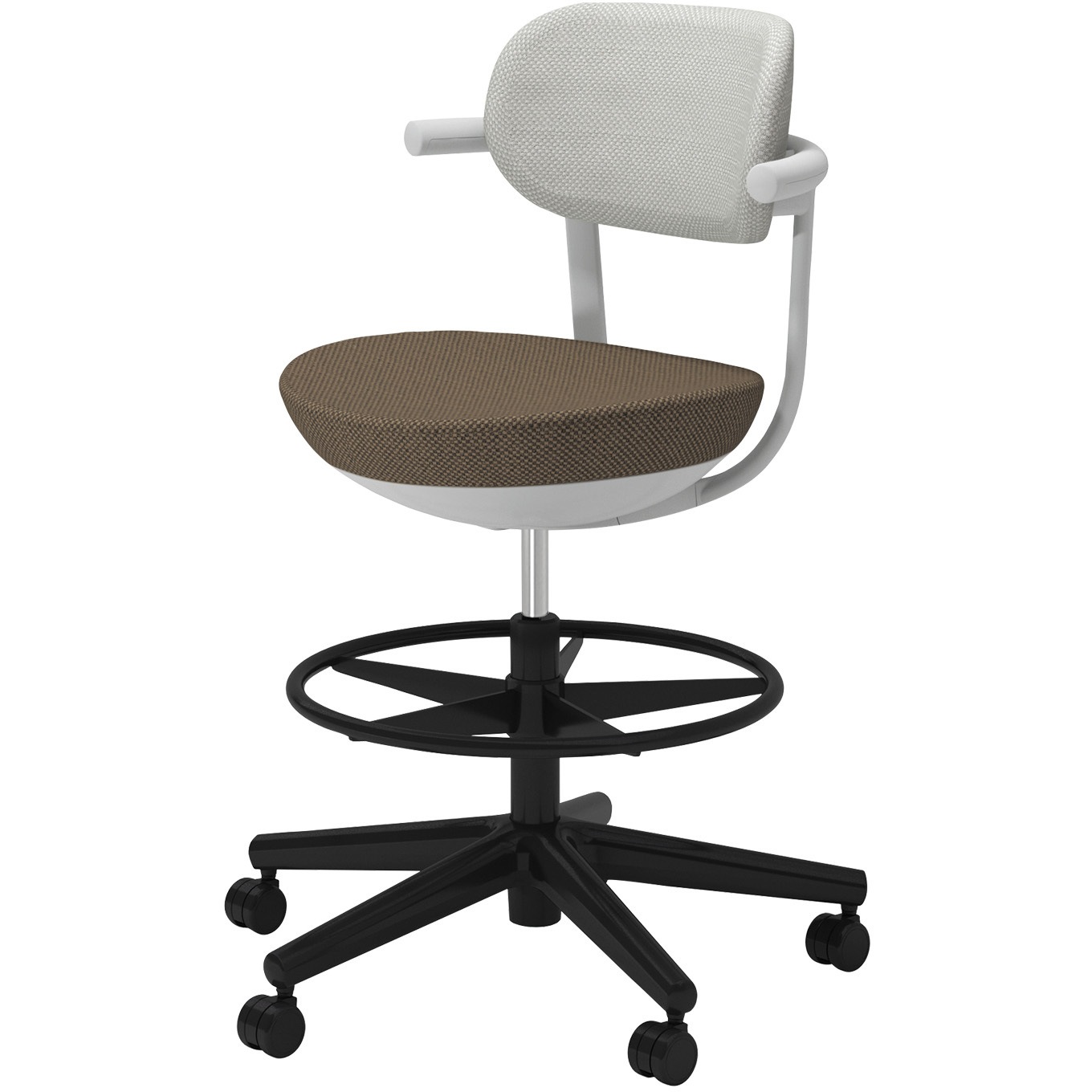 C07-B21CU-E2M6E21 オフィスチェアー パロ 背クッション ハイタイプ(配送・組立サービス付き) コクヨ ポリウレタン巻きキャスター 肘掛あり