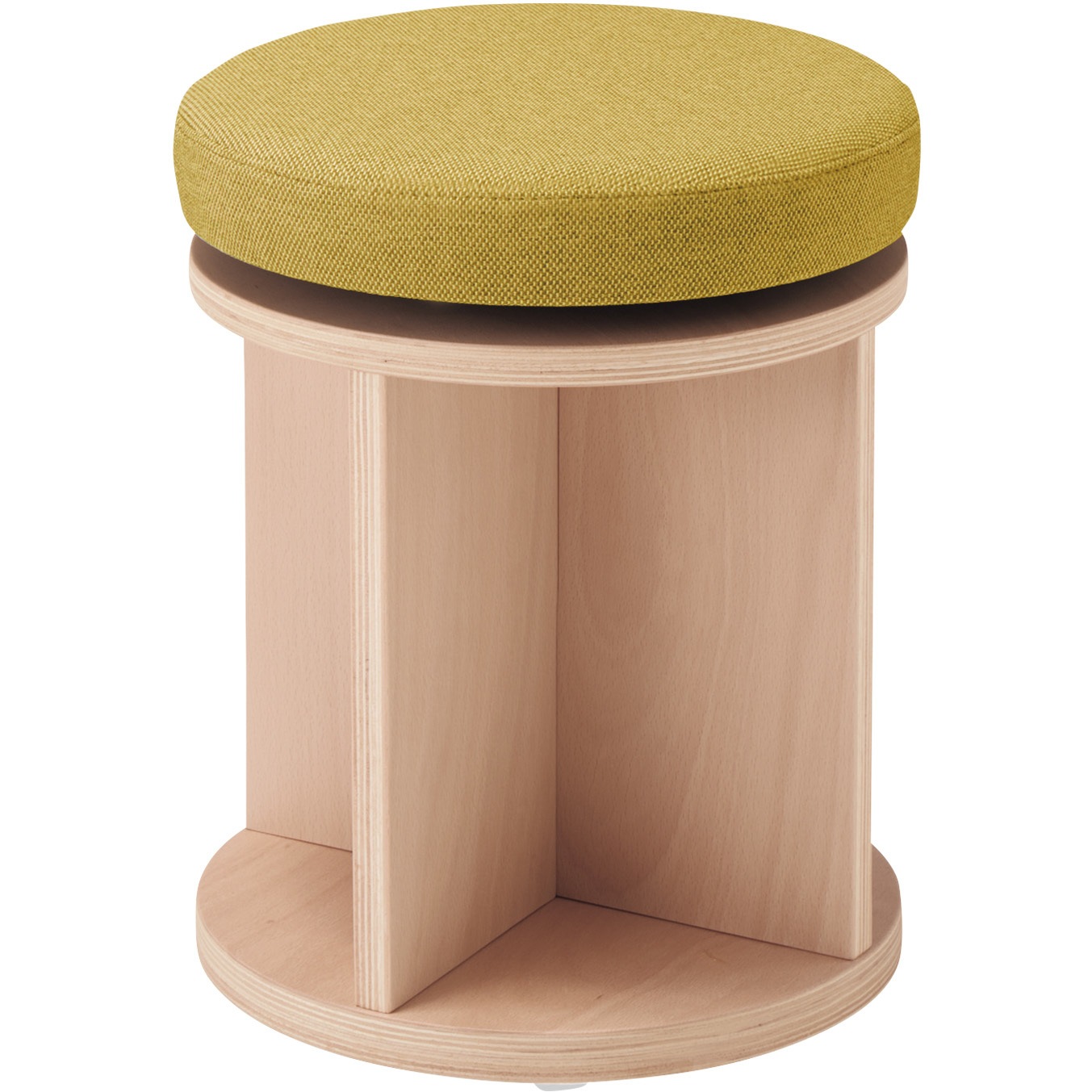 K08-DZ82CW-G11S1 ラウンジチェアー チェス 回転スツール(配送・組立サービス付き) コクヨ 外寸法340×340×430mm本体幅340mm奥行340mm高さ430mm  K08-DZ82CW-G11S1