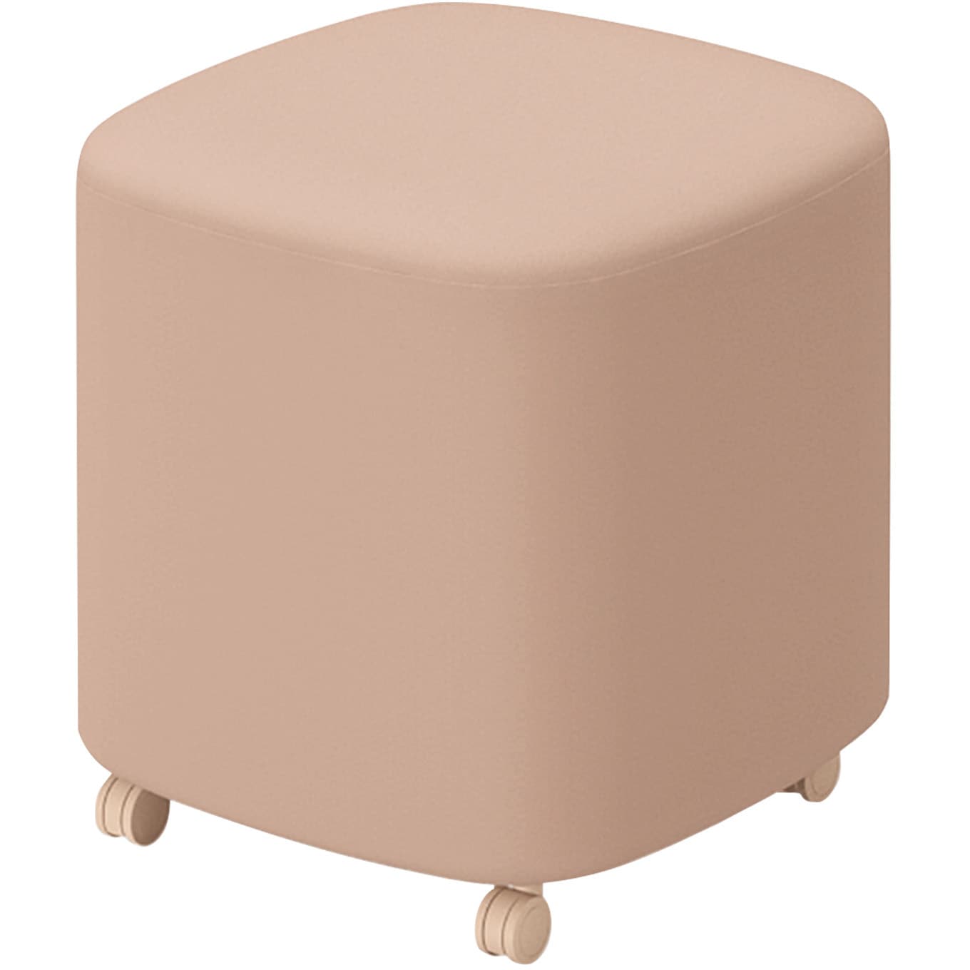 NAN-S1C-G29G1 エニー ソファー スツール(配送・組立サービス付き) コクヨ アッシュピンク色 外寸法450×450×450mm本体幅450mm奥行450mm高さ450mm  NAN-S1C-G29G1