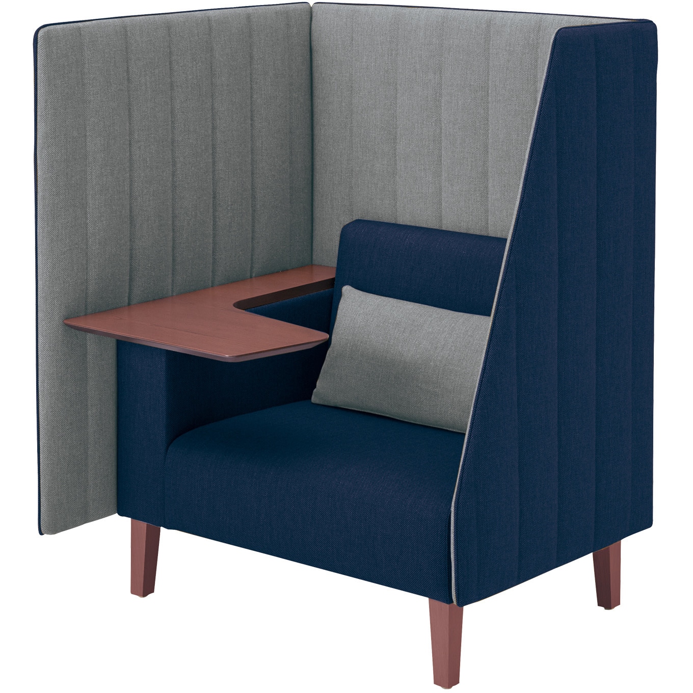 NIN-A25U-WS5NC0271 ラウンジチェアー インターバル(配送・組立サービス付き) コクヨ 本体幅1000mm奥行890mm高さ1250mm外寸法1000×890×1250mm  NIN-A25U-WS5NC0271