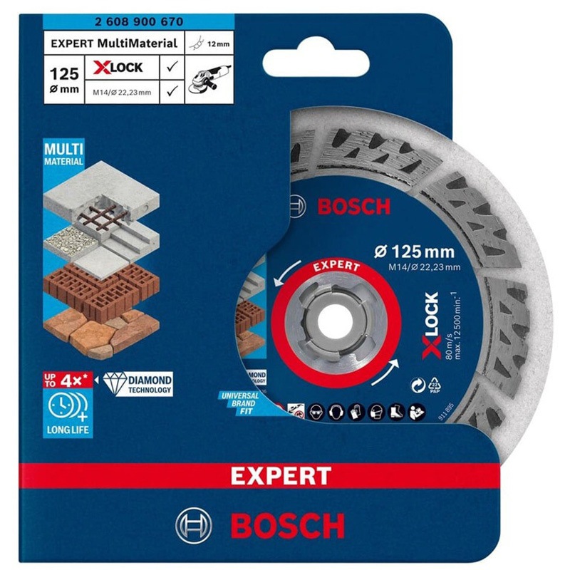 2608900670 X-LOCKダイヤモンドホイール BOSCH(ボッシュ) 外径