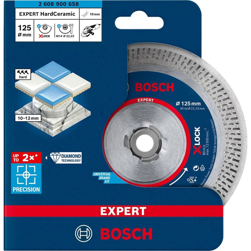 2608900658 X-LOCKダイヤモンドホイール BOSCH(ボッシュ) 外径125mm