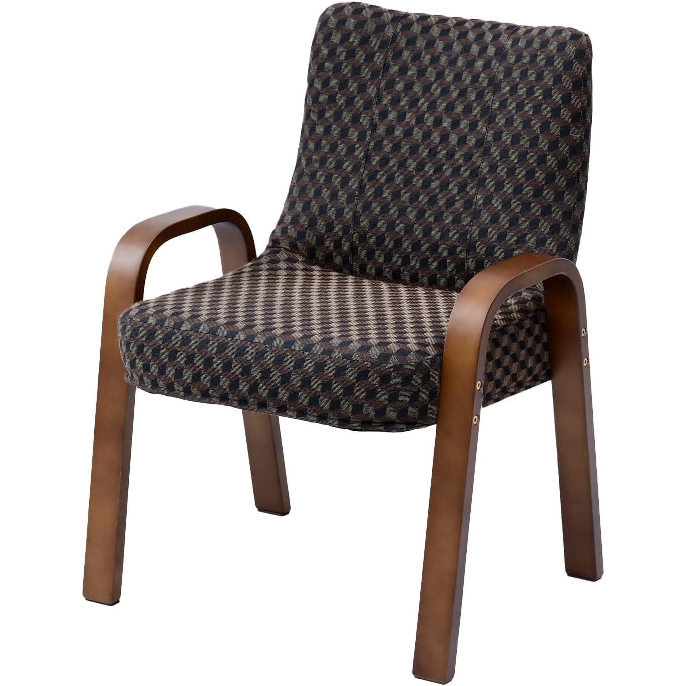 SST-52(DBR) 高座椅子チェア YAMAZEN(山善) ダークブラウン色