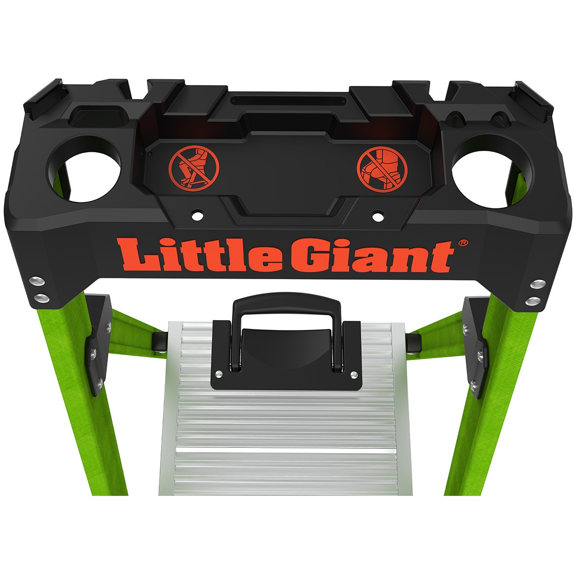 LG-15408 FRP上わく付き脚立 マイティーライト2.0 Little Giant 段数6