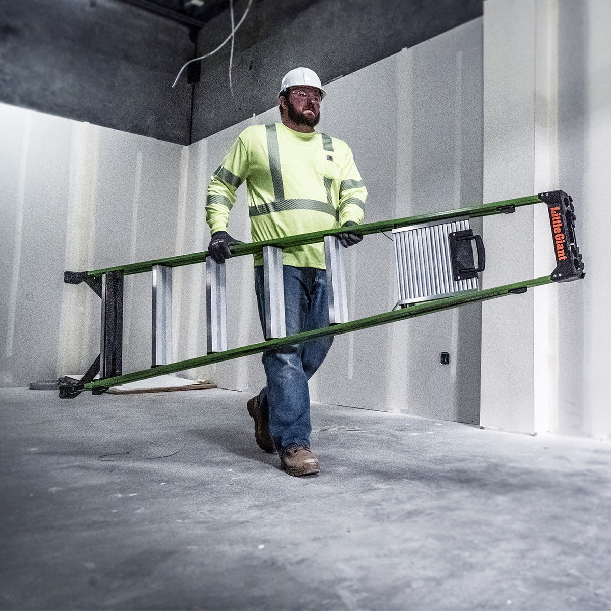 LG-15408 FRP上わく付き脚立 マイティーライト2.0 Little Giant 段数6