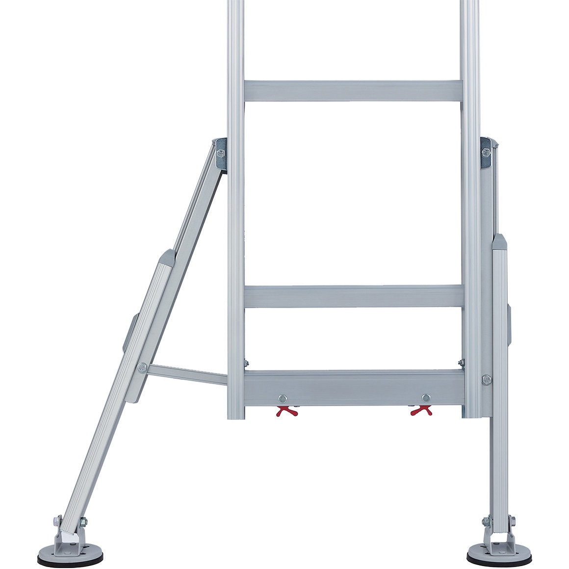 2連はしご 長谷川工業 脚部伸縮スタビライザー付 2連はしご LH2-74 全長:7.19〜7.40m 縮長:4.20m 質量:18.0kg 脚部伸縮 スタビライザー付 ハチ型 2連はしご ラクノリ 全長7.86～8.08m LH2-81