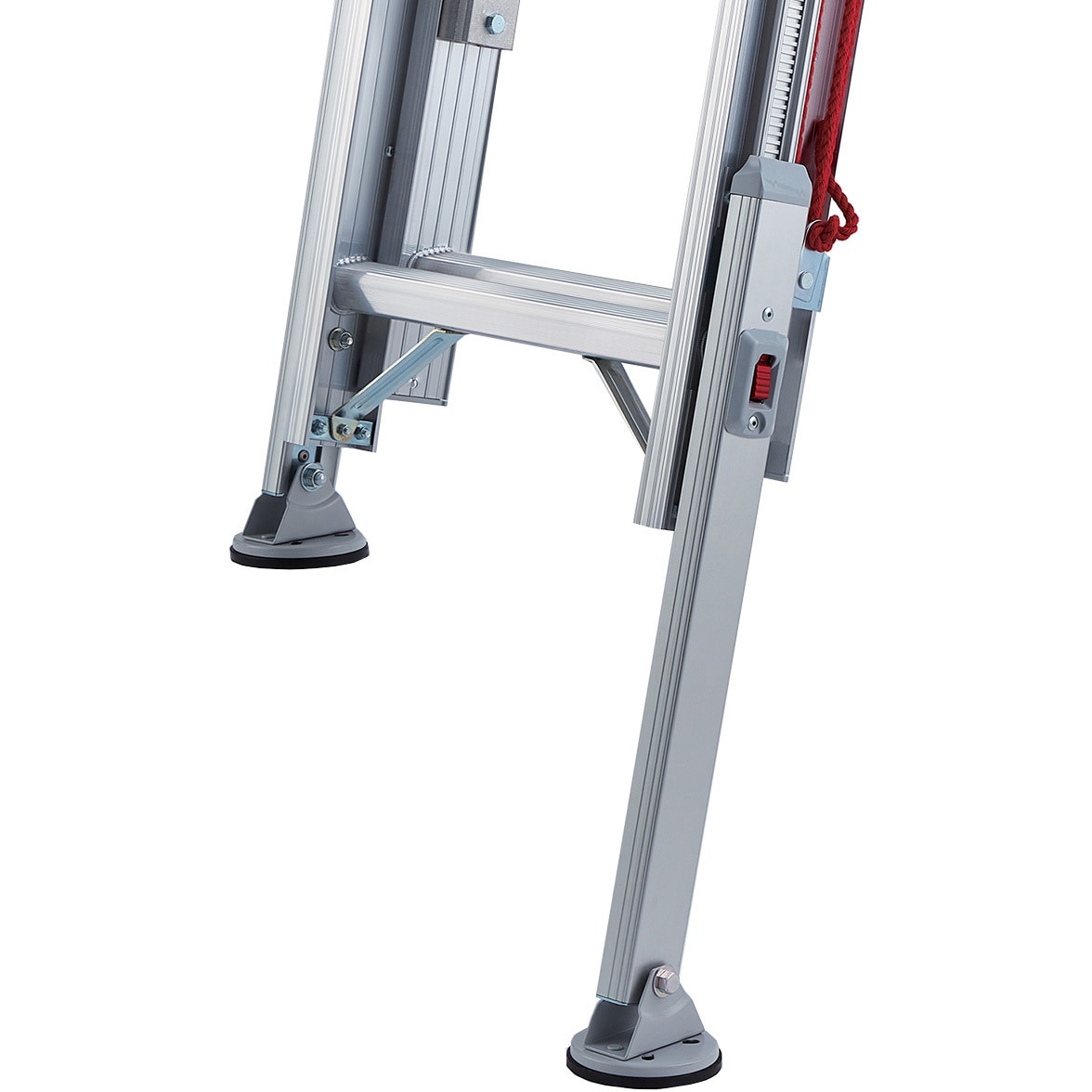 LN2-74 脚部伸縮 ノビ型 2連はしご ラクノリ 長谷川工業 全長7.15