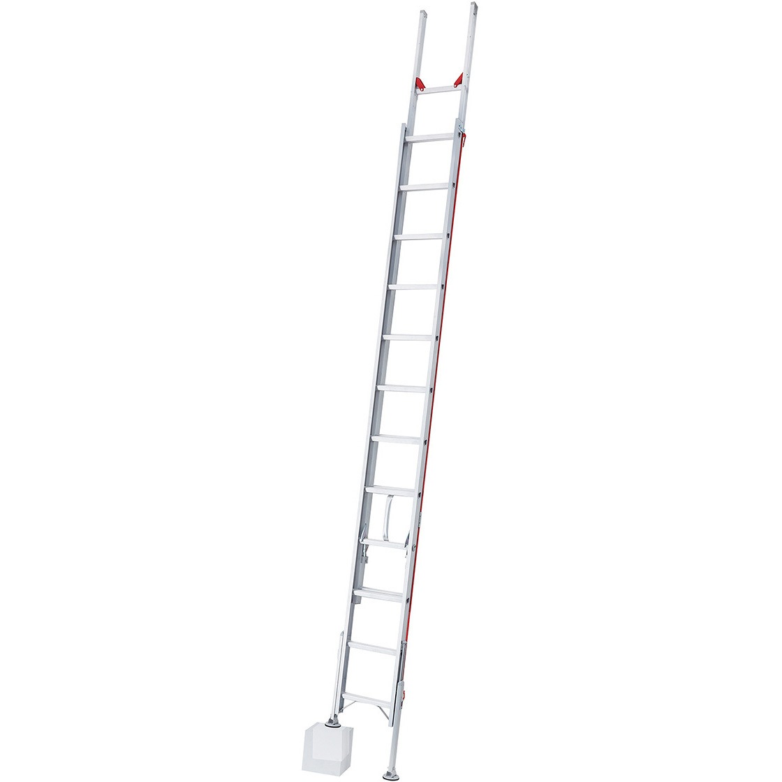 LN2-74 脚部伸縮 ノビ型 2連はしご ラクノリ 長谷川工業 全長7.15～7.42m  LN2-74