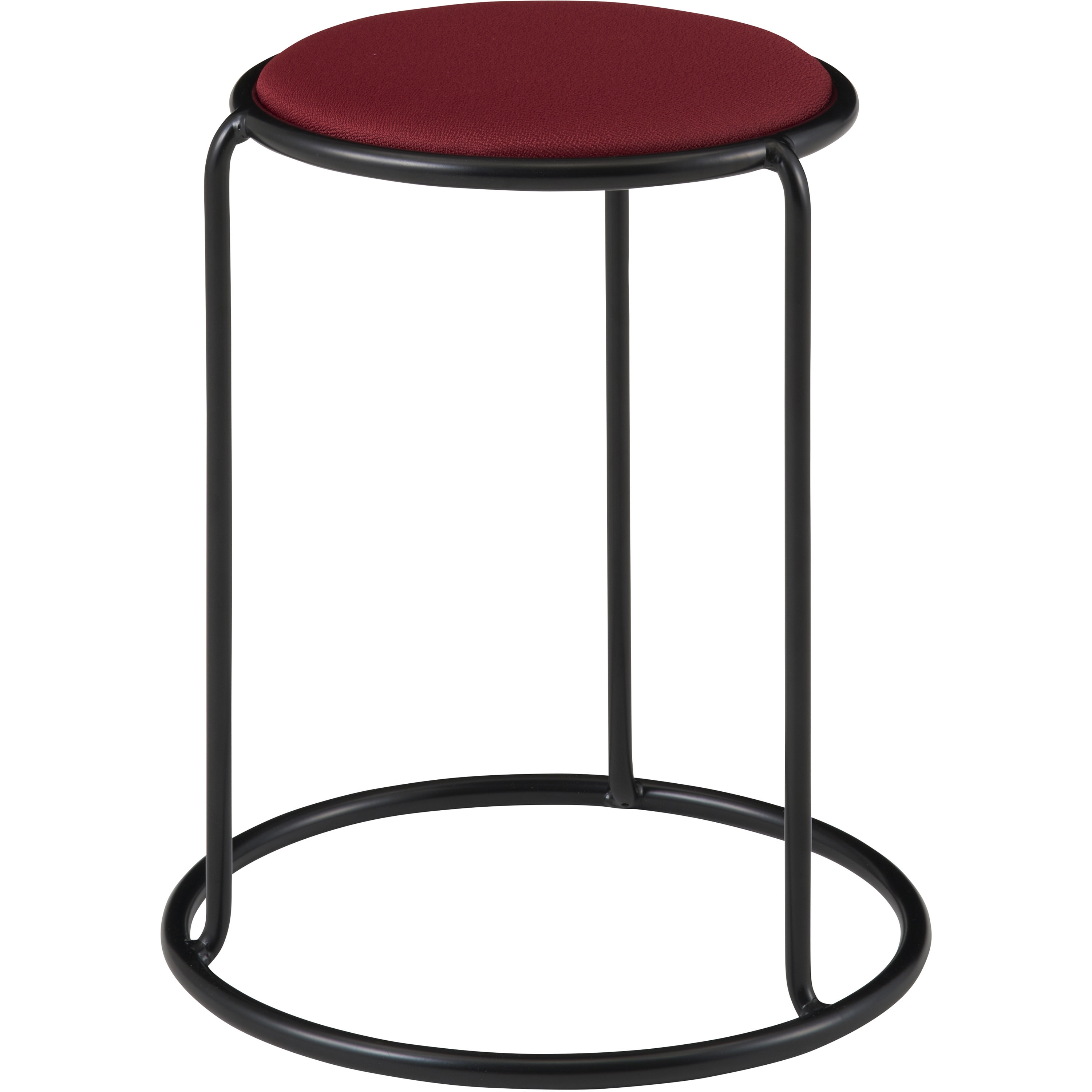 LE-39R-RE リングスツール LION (ライオン事務器) スタッキング可(10脚) レッド色   LE-39R-RE