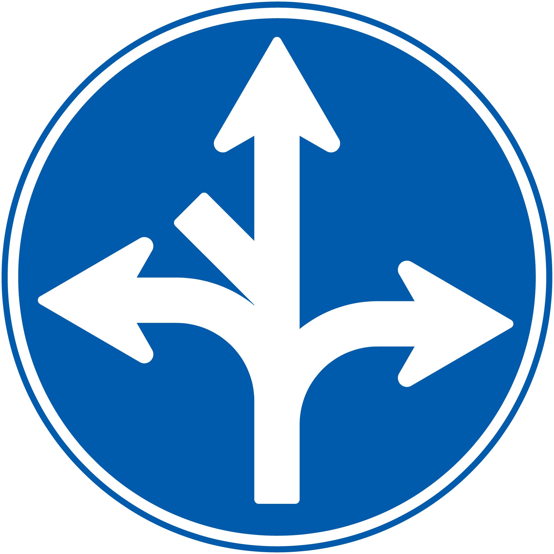 S311-E 規制標識 ステッカー 600角 グリーンクロス 注意 指定方向外