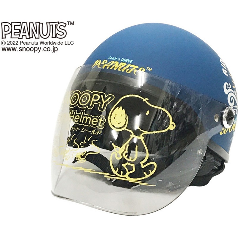 みーき　PEANUTS スヌーピー ジェットヘルメット SNOOPY【スヌーピー】SNJ-45 スヌーピー バイカー(ジェット