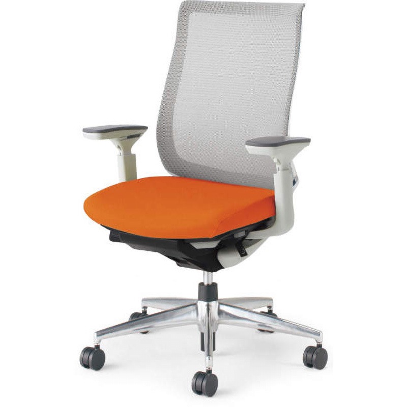 CR-A2811E1CGMY4-VNN オフィスチェアー ベゼル モデレートタイプ(配送・組立サービス付き) コクヨ 高さ965mm幅660mm奥行780mm  CR-A2811E1CGMY4-VNN