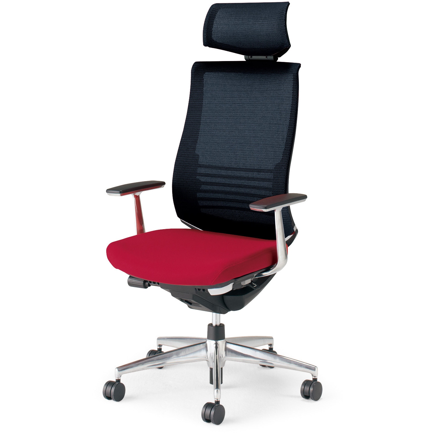 CR-A2865E6CGMA8-WN オフィスチェアー ベゼル ファンクショナルタイプ(配送・組立サービス付き) コクヨ 肘掛あり(アルミ固定肘) 高さ1200mm幅650mm奥行835mm  CR-A2865E6CGMA8-WN 87,890円