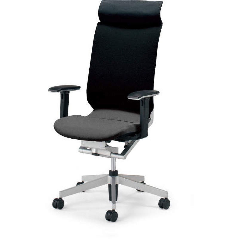 CR-G1213U1MJSB3-V オフィスチェアー アガタ ヘッドレスト付きタイプ(配送・組立サービス付き) コクヨ 組立・設置・取付 高さ1290mm幅650mm奥行890mm  CR-G1213U1MJSB3-V