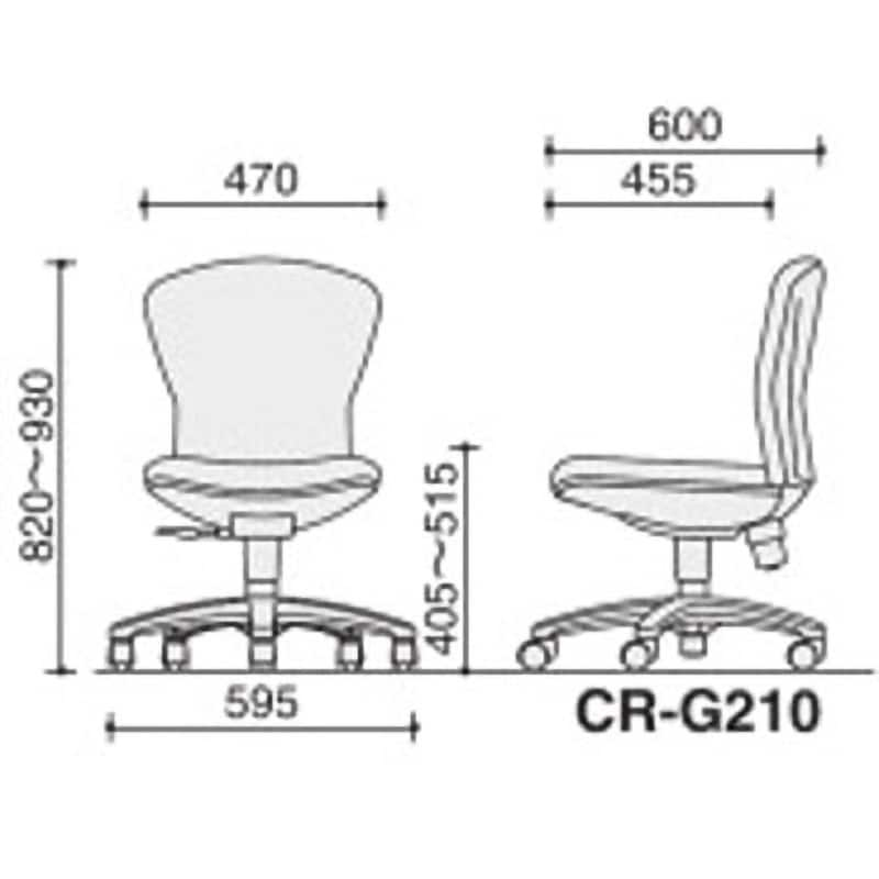 オフィスチェアー レグノ2 スタンダードタイプ ローバック(配送・組立サービス付き) 組立・設置・取付 ハンガーなし ナイロンキャスター  CR-G210F4HSNB6-W