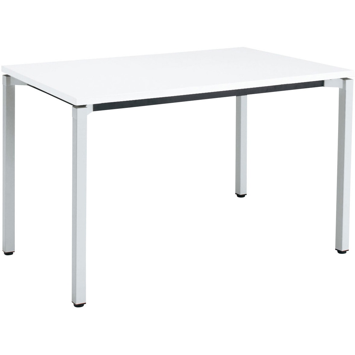 MT-JTK127S81MAWN ミーティング用テーブル JUTO角形天板(配送・組立サービス付き) コクヨ 組立・設置・取付 ホワイト フラットシルバー スクエアコーナー  MT-JTK127S81MAWN