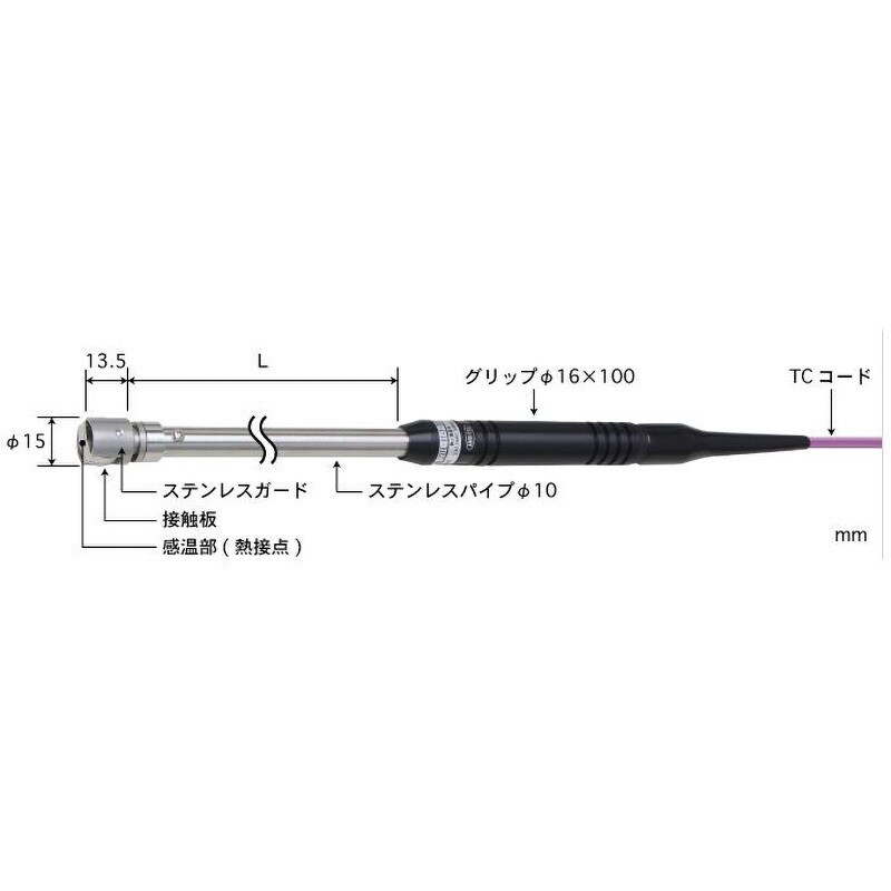 AX-231K-03-1-TC1-ANP 静止表面用温度センサ 接触サポートタイプ AX