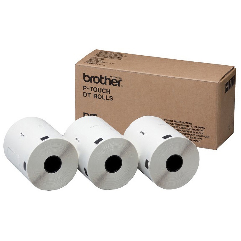 DT-240 プレカット紙ラベル brother(ブラザー) 1セット(3ロール) DT-240