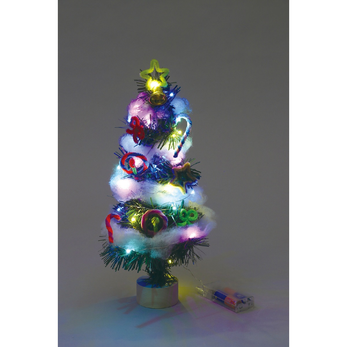 クリスマスツリー作り イルミネーションライト付 アーテック 学校教材 教育玩具 1セット 通販モノタロウ