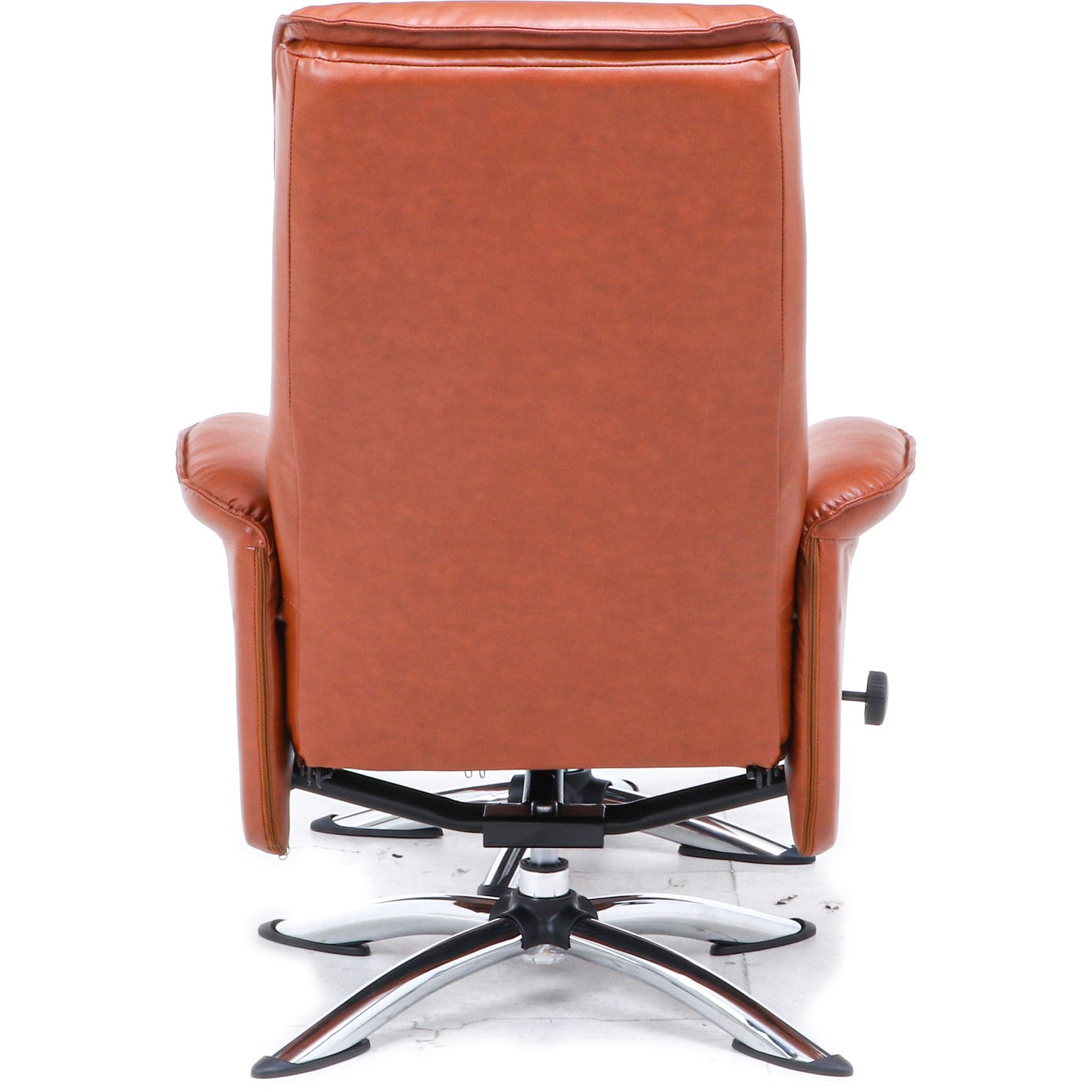 65574 パーソナルチェアー バーナム キャメル 不二貿易 高さ950