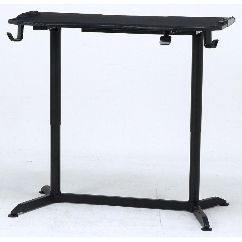 38136 GAMING DESK XeNO(ゼノ)PRO-01 不二貿易 ブラック色 高さ715mm幅 