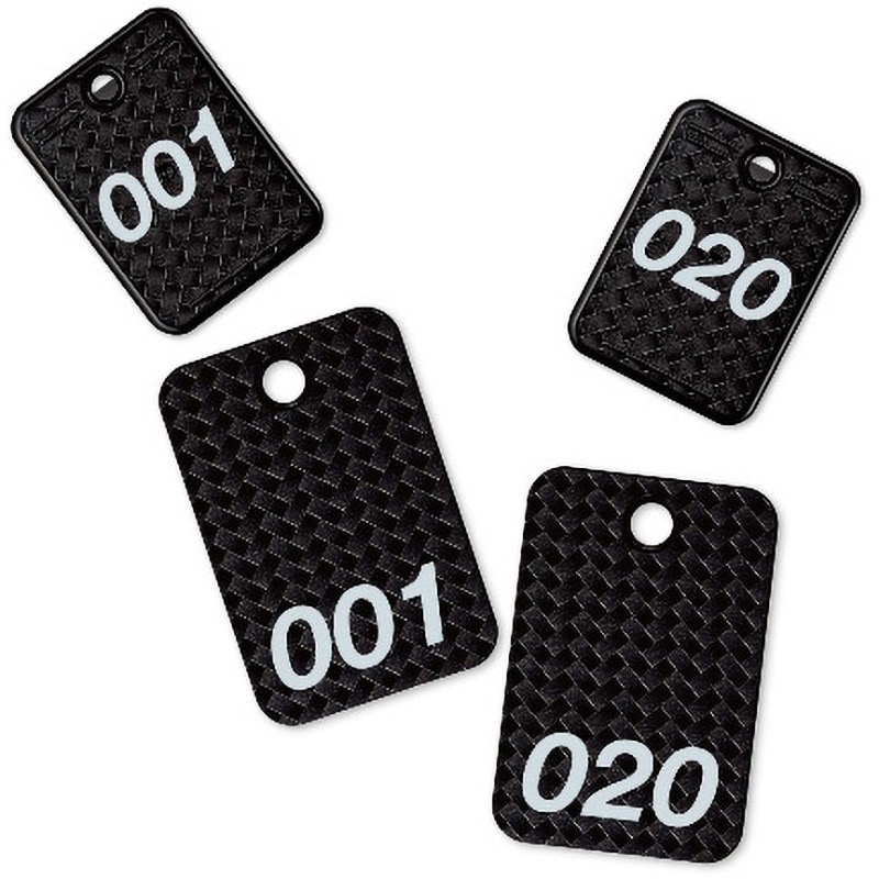 クロークチケット KF968 1〜50セット 黄 業務用 6836600