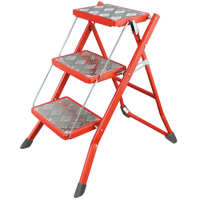 100-252RD FOLDING 3-STEPS LADDER フォールディング 3ステップス ダルトン 3段 天板寸法・奥行200mm天板高さ0.68m  100-252RD 10,212円