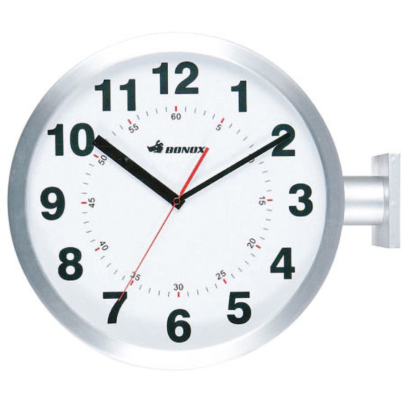 S82429SV DOUBLE FACES WALL CLOCK ダブルフェイス ウォールクロック ダルトン アナログ シルバー色   S82429SV
