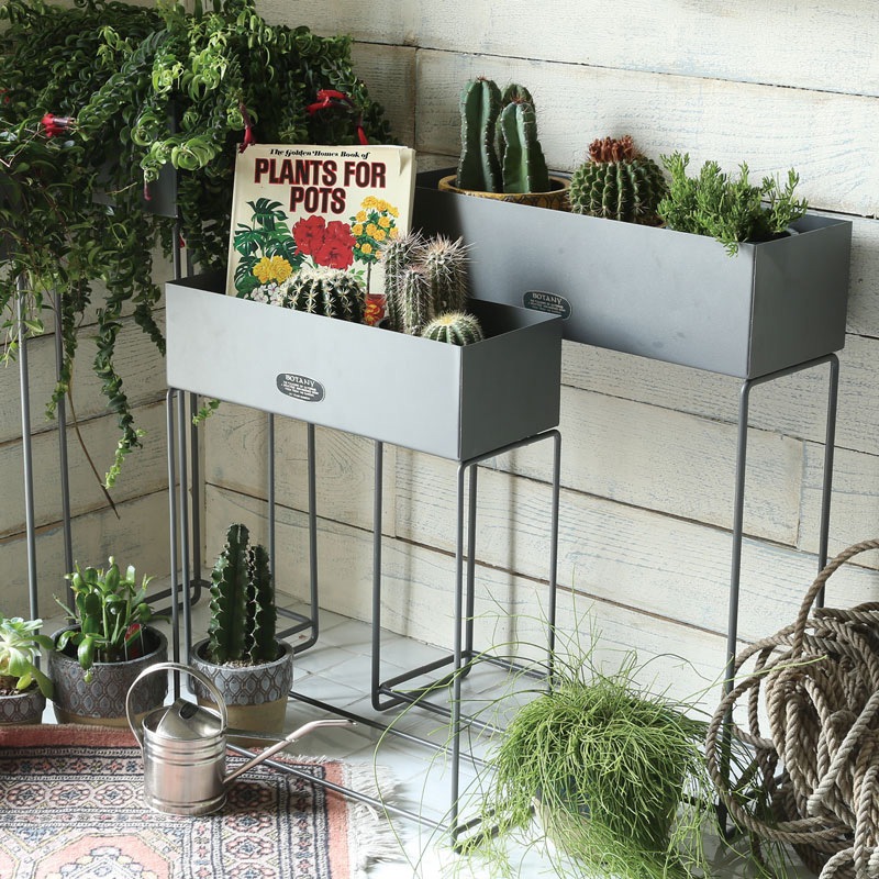 K765-910L METAL PLANTER BOX RECTANGLE メタル プランターボックス 