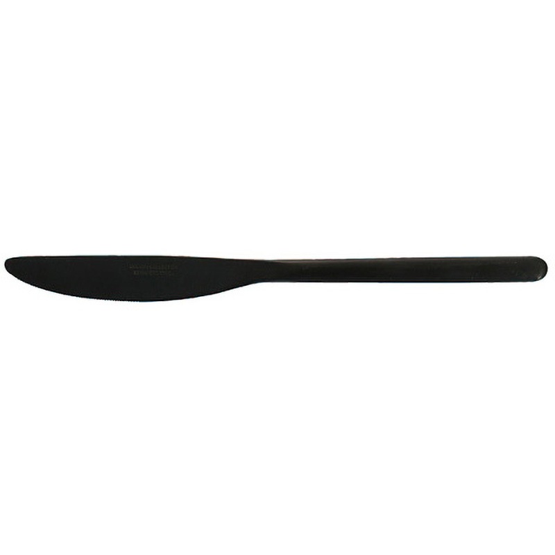 DTCT-19BK/DK SVELTE CUTLERY M.BLACK DINNER KNIFE スヴェルト カトラリー (マットブラック) ディナーナイフ 1ケース(6本) ダルトン 【通販モノタロウ】