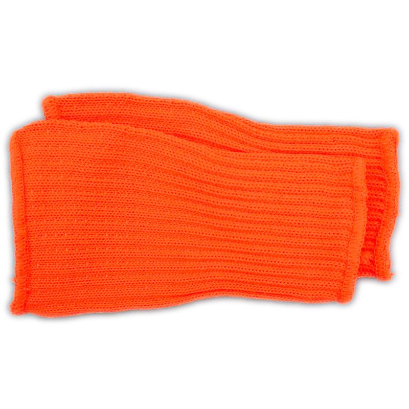 1739 マモリスト高視認ニット手甲 FUKUTOKU(福徳産業) 蛍光オレンジ色