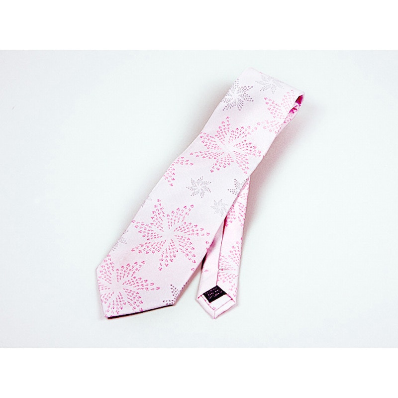 ありがとう ネクタイ ジャストコーポレーション ピンク色 寸法8×141cm