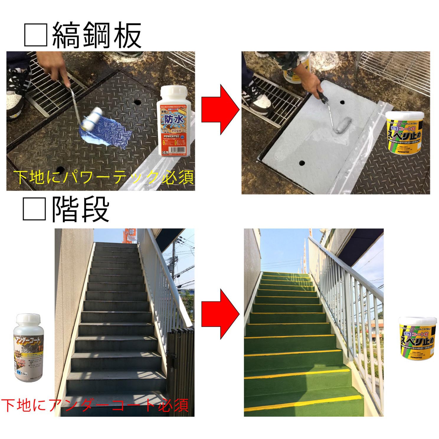 パワーテック スベリ止めコート材 丸長商事 パワーテック事業部 