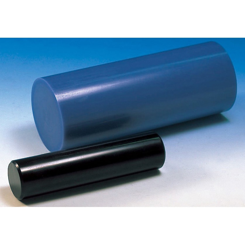 プラスチック MC901 丸棒（青） 直径 200mm 470 mm