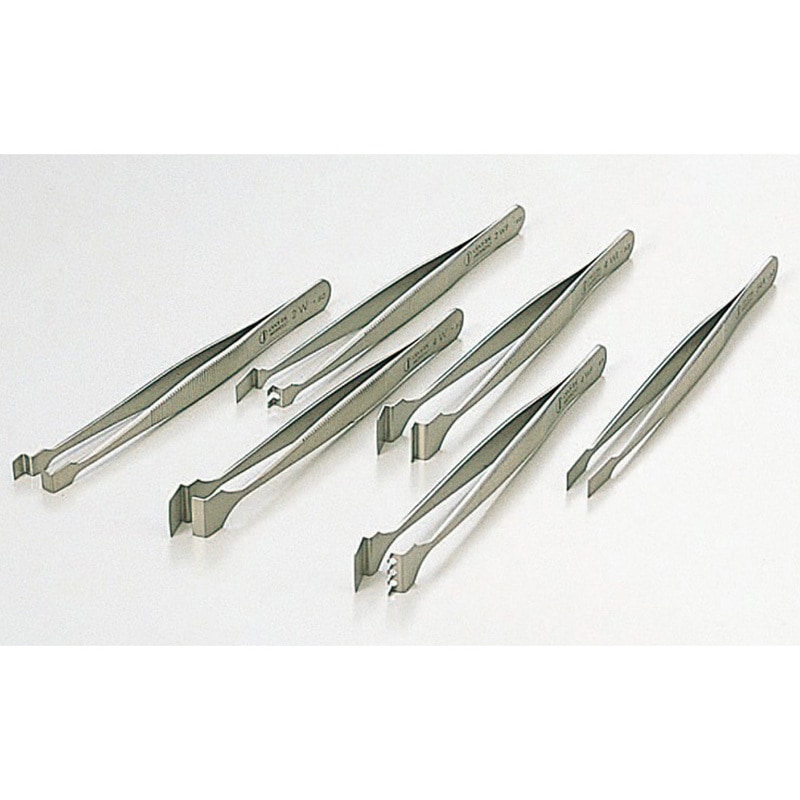 No.2W フラットピンセット コクゴ 全長120mm