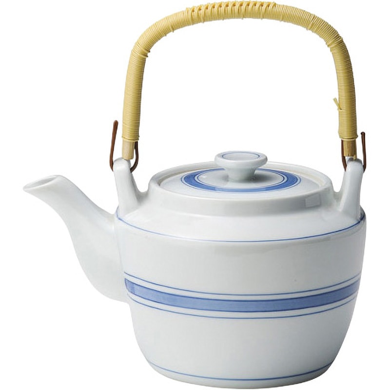 0908-0050 太線土瓶 カネ大白木屋 容量980mL   0908-0050