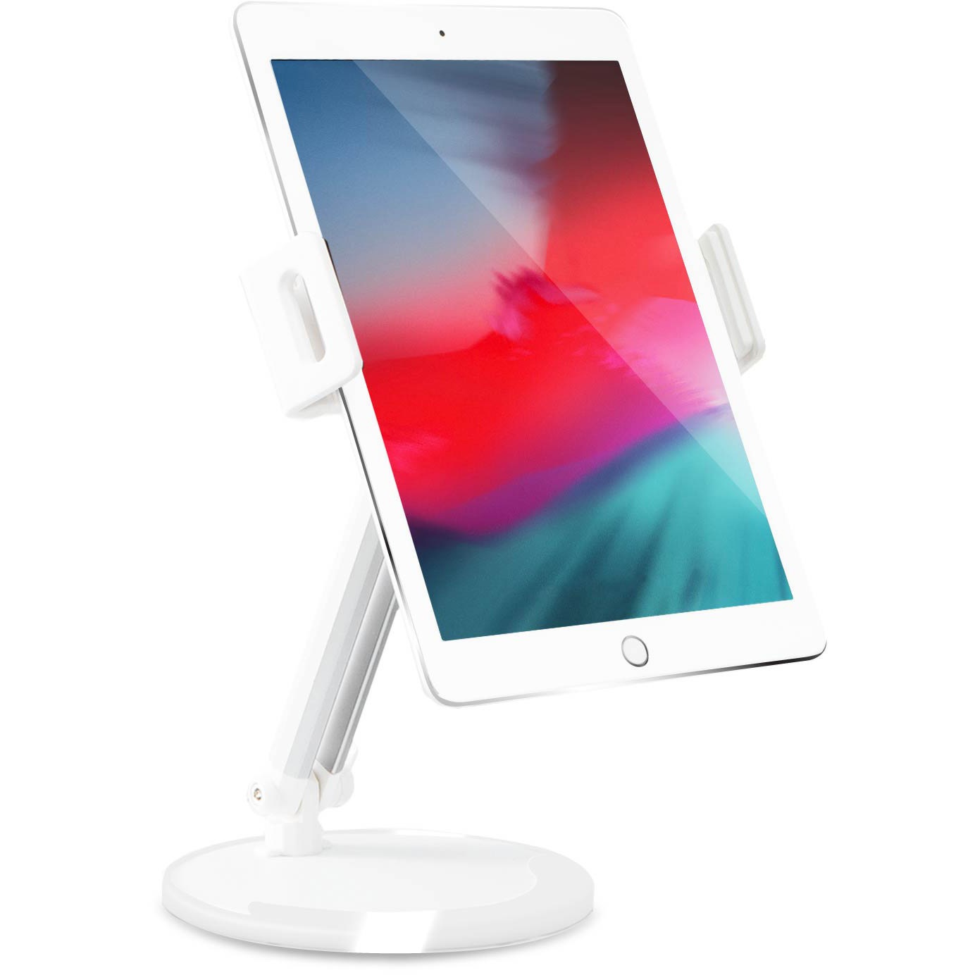 Tb Dscharmwh タブレットスタンド スマホスタンド フレキシブルアーム付き 卓上用 Tb Dscharm エレコム 仕様 角度調節 Tb Dscharmwh 通販モノタロウ