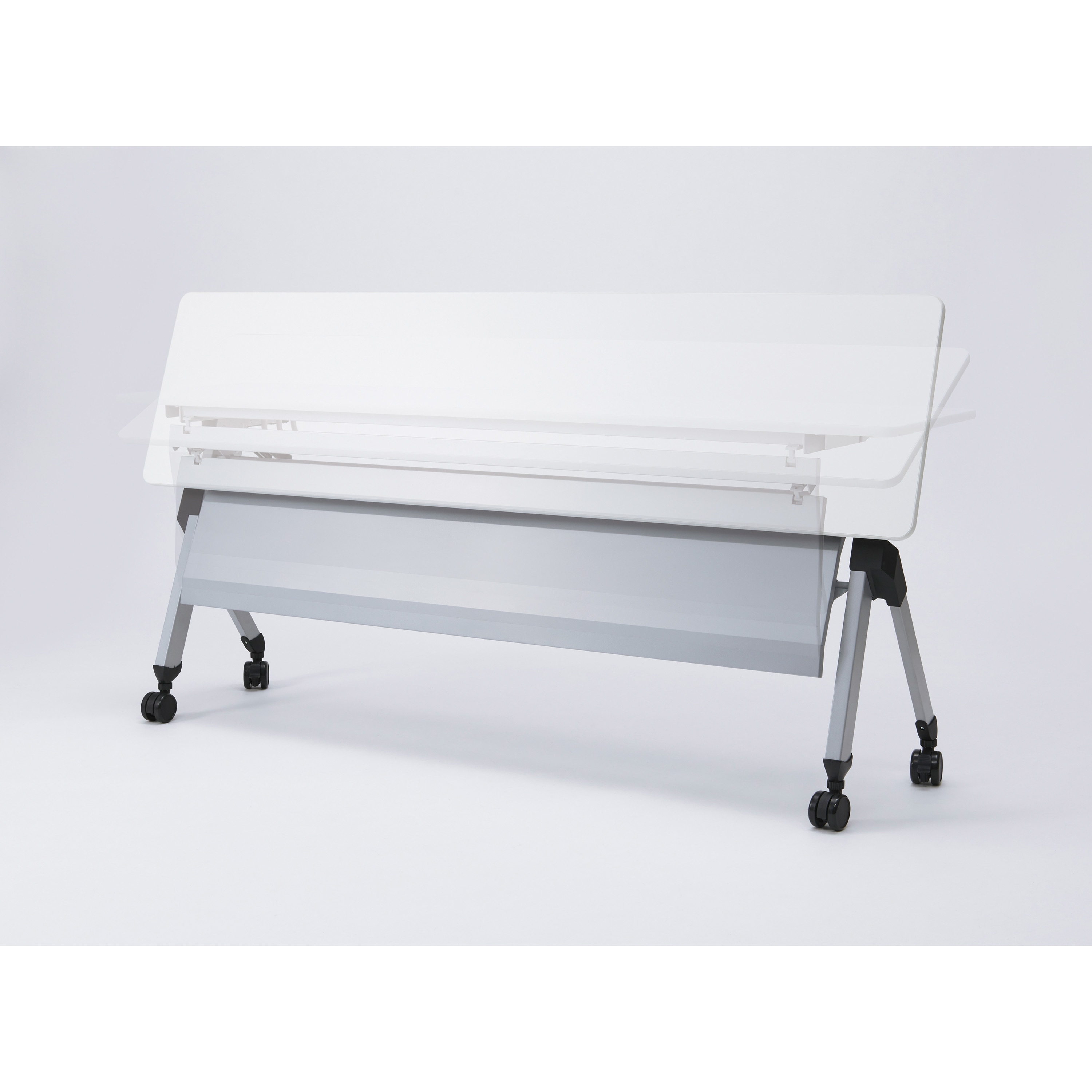 AUS-1860WH AUS 幕板連動型平行スタッキングテーブル 1860 井上