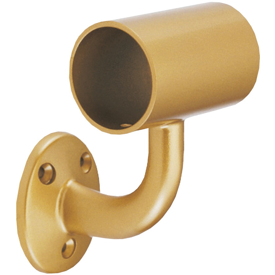 ECLE エクレ 横受エンドブラケット 手すり 右 Φ35 ＜10個セット＞ ブラウン EL-608 EL-608G システム手すり35 横受エンドブラケット・右用 1個 ECLE