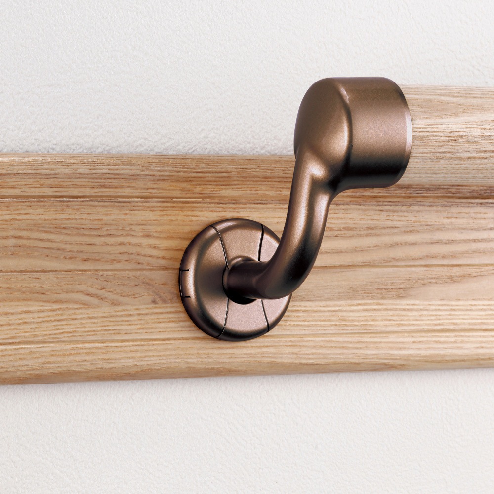 EL-609 システム手すり35 横受エンドブラケット・左用 1個 ECLE(エクレ