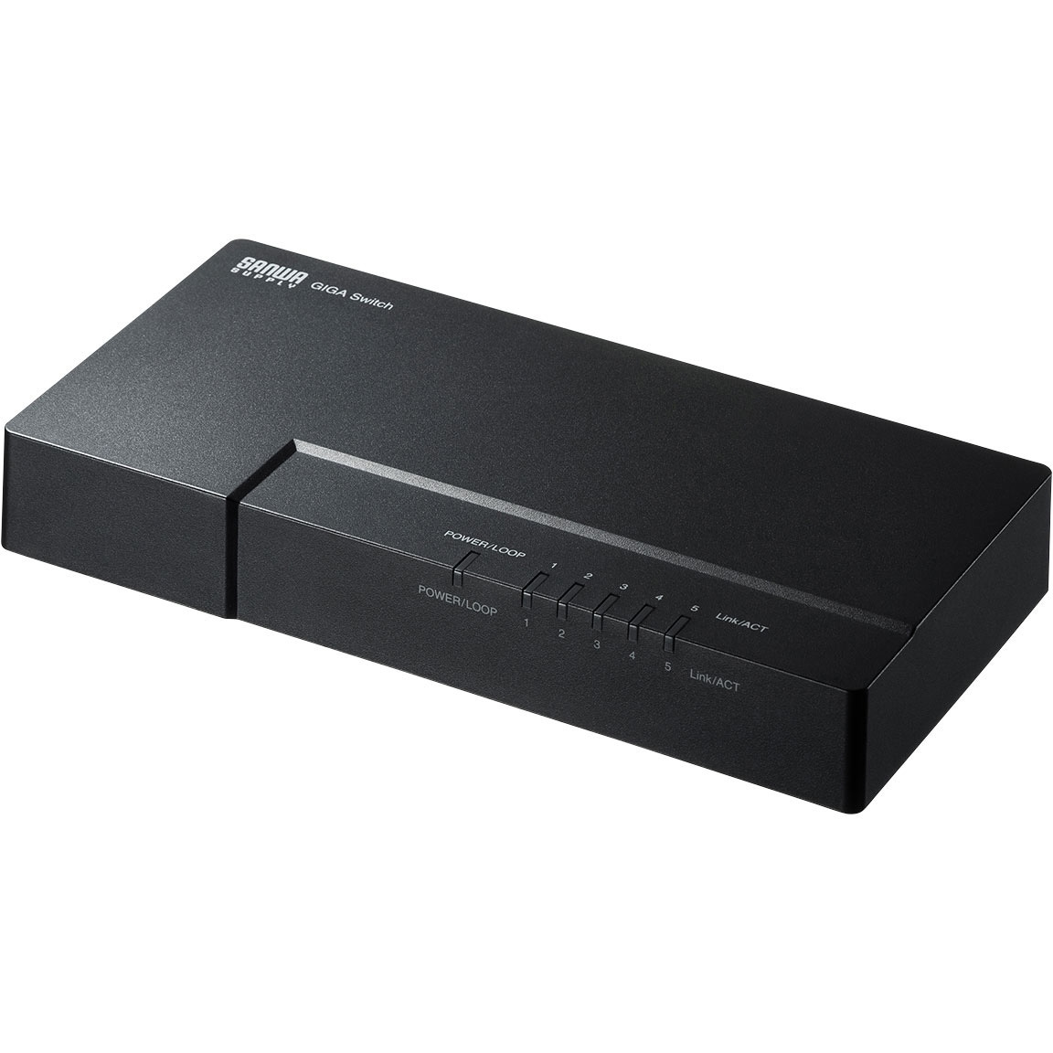 LAN-GIGAP502BK ギガビット対応 スイッチングハブ サンワサプライ 5ポート   LAN-GIGAP502BK