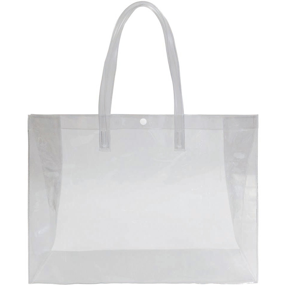 90331000 クリアバッグ 丸玉工業 プラホック付+PP底板入仕様 幅450mm 1セット(10枚)