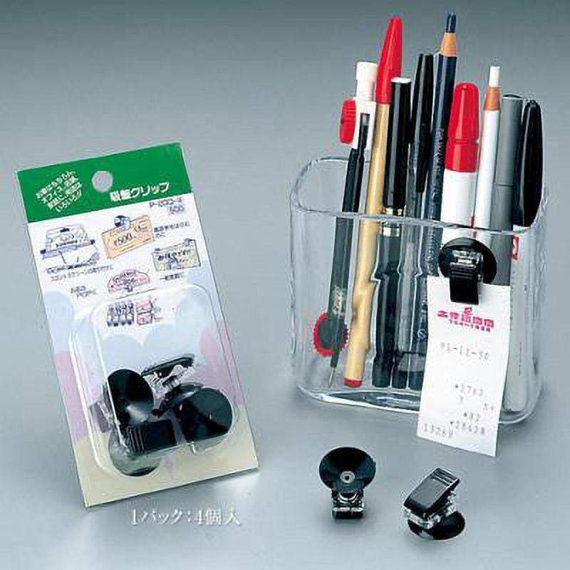 P-20Q-4-BL クリックス吸盤付 共栄プラスチック 縦25mm横13mm 1