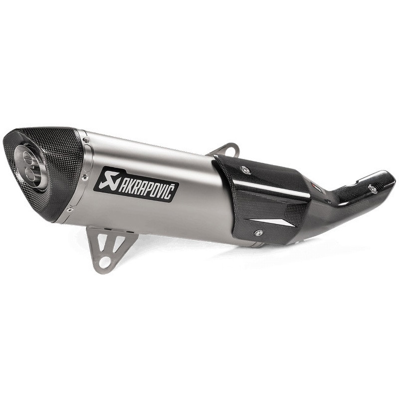 純正オプションAKRAPOVIC チタンマフラー BMW C400 S-B4SO2-HRT スリップオンライン (チタン) BMW C 400 GT (2019-2020) 1