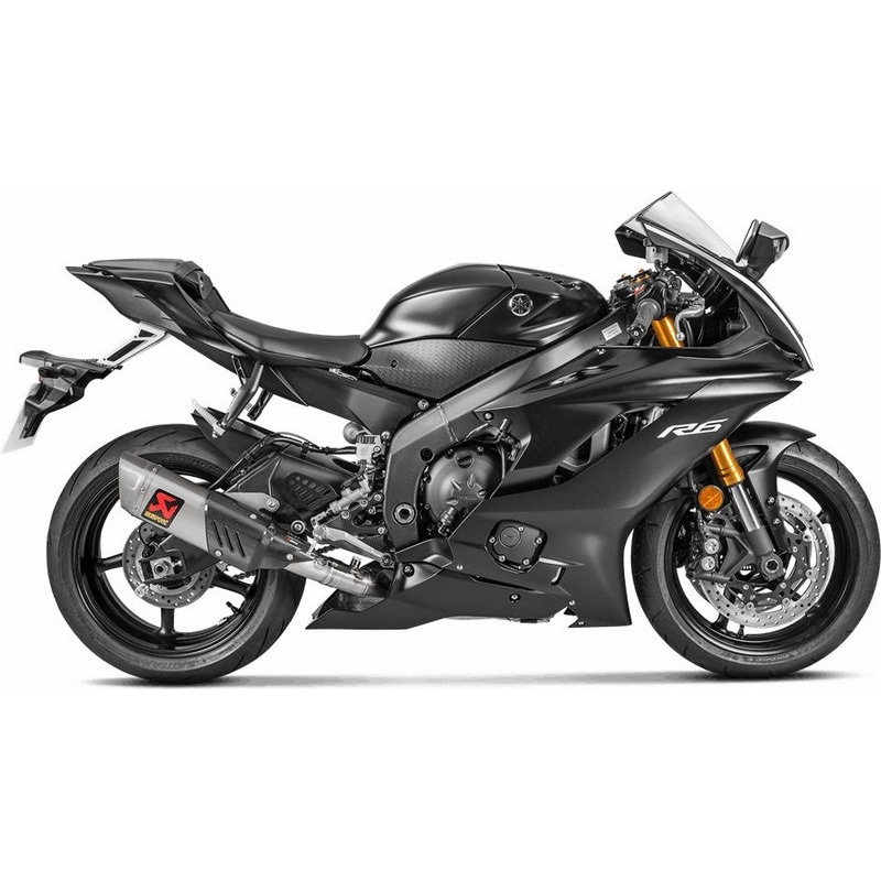 アクラポビッチ レーシングライン チタン YAMAHA YZF-R6 S-Y6E9-APT Evolution Line (チタン) Yamaha YZF-R6 (1999-2018) 1個