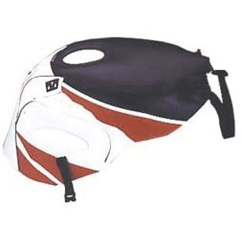 1247H タンクカバー YZF 750 R/750 SP ブラック/ホワイト/POPPY レッド 1個 BAGSTER (バグスター) 【通販モノタロウ】