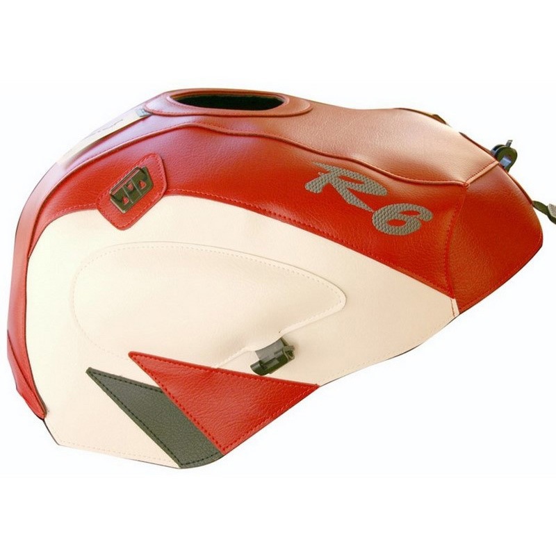 1381B タンクカバー YZF R 6 レッド/ホワイト/レッド (99/00) 1個 BAGSTER (バグスター) 【通販モノタロウ】