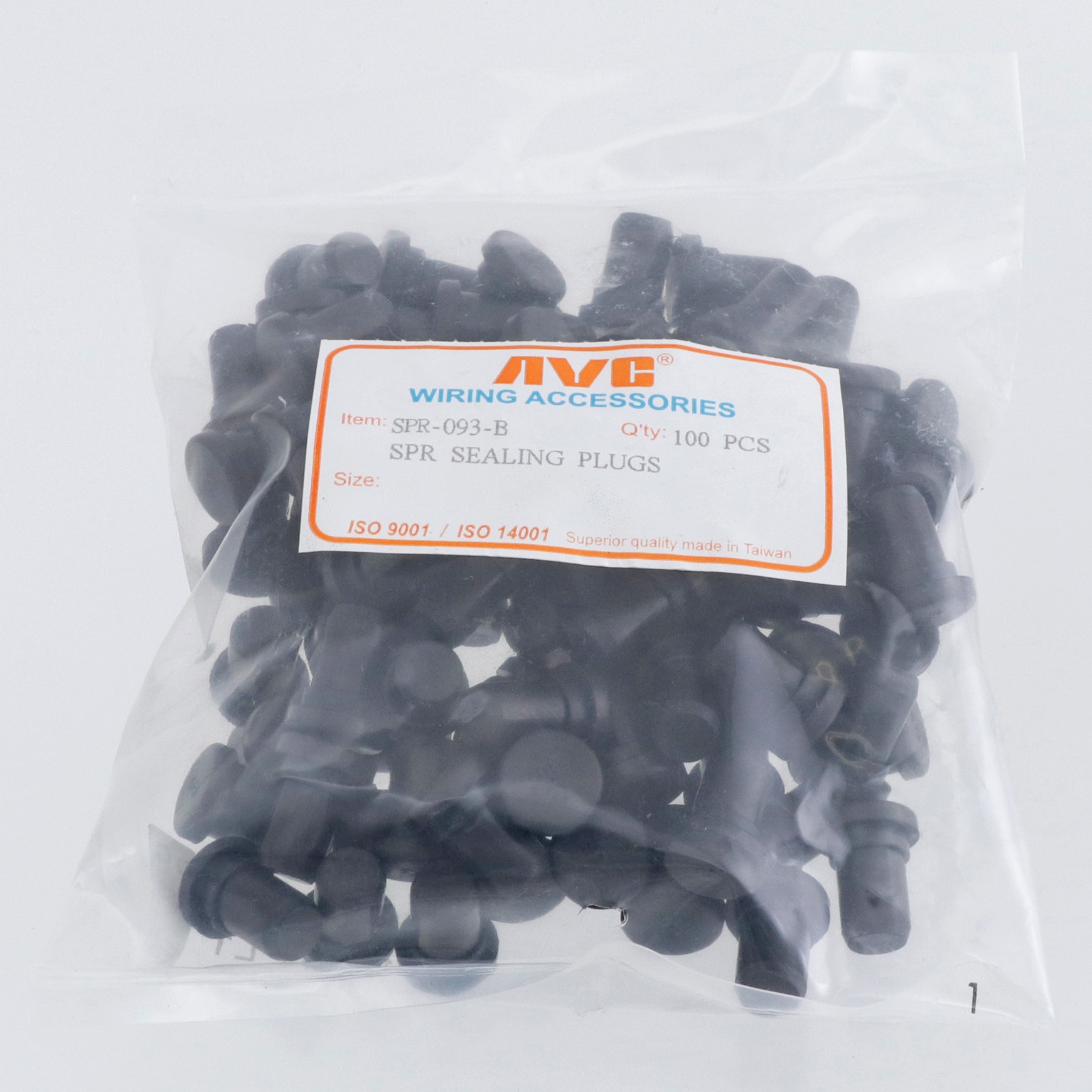 SPR-093-B SPRシールプラグ 1パック(100個) AVC(日本エイ・ヴィー・シー) 【通販モノタロウ】